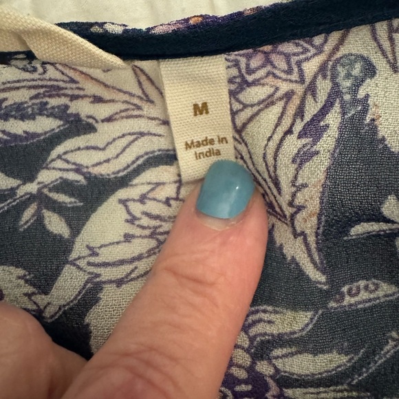 Soft Surrounding Size M Kimono/Cardigan with embroidery. Gorgeous - Picture 6 of 10